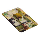 Magnet Vintag Antike Niedliche Kätzchen Katzen Lan (Rechte Seite)