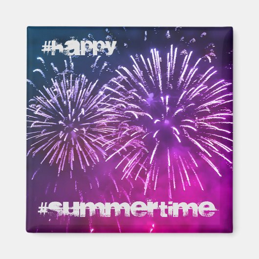 Magnet violet fireworks night summer (Vorne)