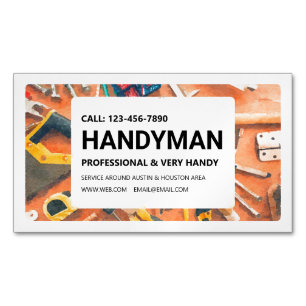 Magnet-Visitenkarte: Handyman Services Magnetische Visitenkarte