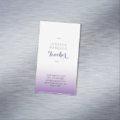 Magnet-Visitenkarten-Lehrer Magnetische Visitenkarte (Beispiel)