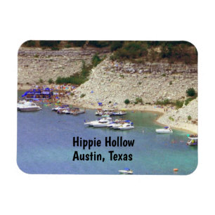 Magnet von Hippie Hollow, Austin Texas