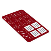 Magnet-Vorlage für den Foto 2017 Magnet (Rechte Seite)