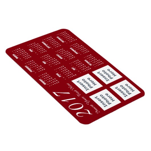 Magnet-Vorlage für den Foto 2017 Magnet (Rechte Seite)