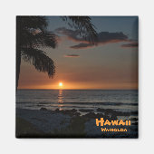 Magnet: Waikoloa Sunset #1 Magnet (Vorne)