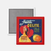 MAGNET ~ WALTZ ~ HEARTE DELITE FLORIDA CITRUS (Vorderseite/Rückseite)