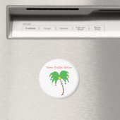 Magnet "Warm Holiday Wishs" Palm Tree (In Situ (Geschirrspüler))