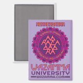 Magnet Wazamma "Abracadabra" (Vorderseite/Rückseite)