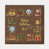 Magnet Weihnachtselemente (Vorne)