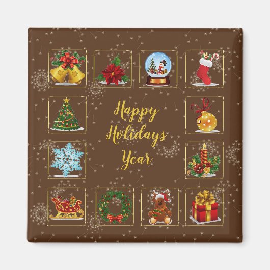 Magnet Weihnachtselemente (Vorne)