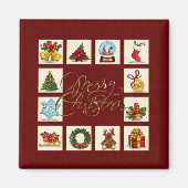 Magnet Weihnachtselemente (Vorne)