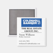 Magnet: Weiß Magnet (Vorderseite/Rückseite)