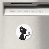 Magnet Weiße Schmetterlinge (In Situ (Geschirrspüler))