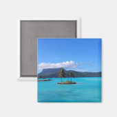 Magnet Welcome to Bora Bora von Paradise Spirit (Vorderseite/Rückseite)