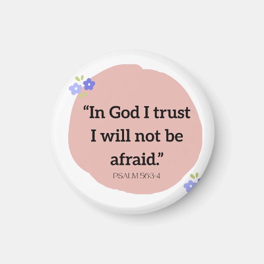 Magnet with Bible Verse (Vorne)