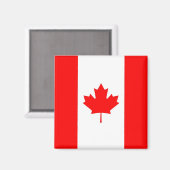 Magnet with Flag of Canada (Vorderseite/Rückseite)