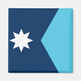 Magnet with Flag of Minnesota, USA