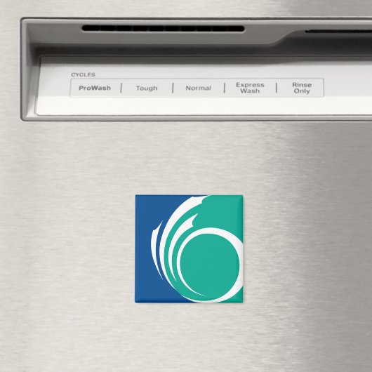 Magnet with Flag of Ottawa, Canada (In Situ (Geschirrspüler))