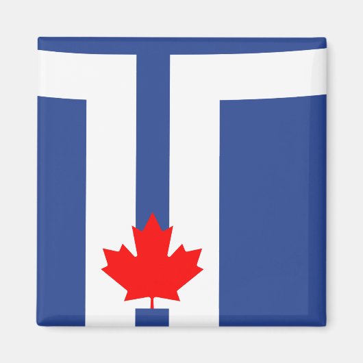 Magnet with Flag of Toronto, Canada (Vorne)