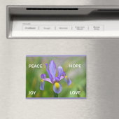 Magnet with Iris Flower and Advent themes (In Situ (Geschirrspüler))