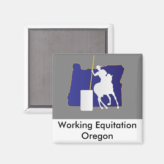 Magnet: Working Equitation Oregon Magnet (Vorderseite/Rückseite)