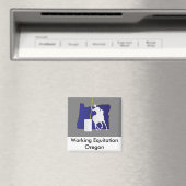 Magnet: Working Equitation Oregon Magnet (In Situ (Geschirrspüler))