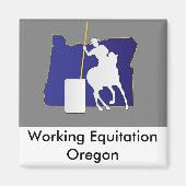 Magnet: Working Equitation Oregon Magnet (Vorne)
