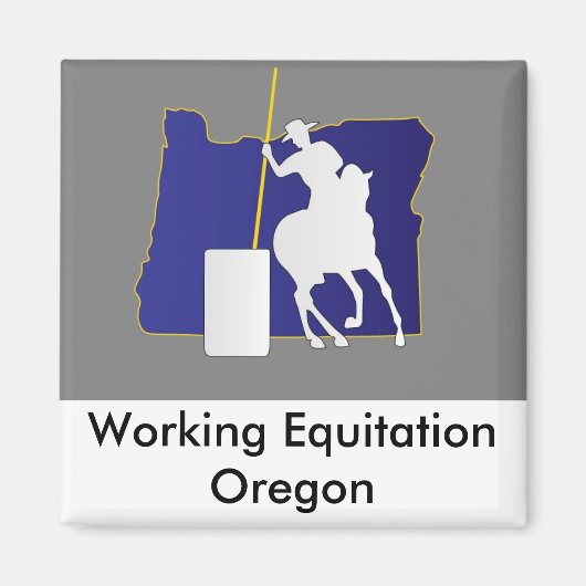 Magnet: Working Equitation Oregon Magnet (Vorne)