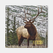 Magnet Yellowstone Elch (Vorne)