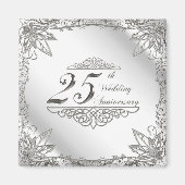 Magnet zum 25. Hochzeitstag (Vorne)