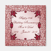 Magnet zum 40. Hochzeitstag (Vorne)