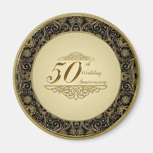 Magnet zum 50. Hochzeitstag (Vorne)