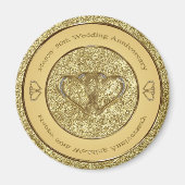 Magnet zum 50. Hochzeitstag (Vorne)