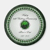 Magnet zum 55. Hochzeitstag (Vorne)