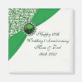 Magnet zum 55. Hochzeitstag (Vorne)