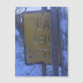 Magnet zum Ende des Schnees (Vorderseite)