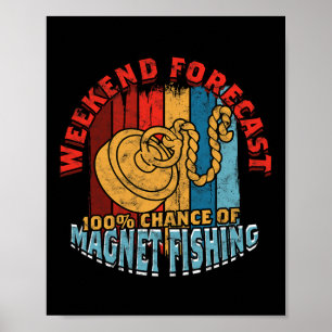 Magnetangeln Magnetfischen Magnetangeln Poster