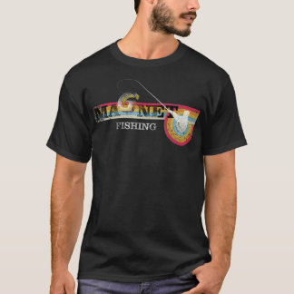 MAGNETANGELN RETRO VINTAGE FÜR MÄNNER UND FRAUEN T-Shirt