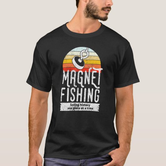Magnetangeln T-Shirt (Vorderseite)