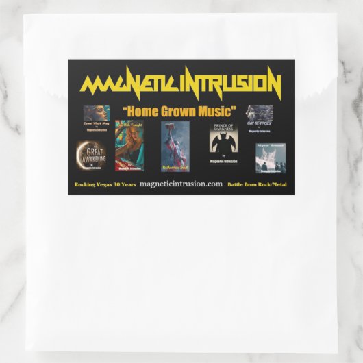 Magnetaufkleber Rechteckiger Aufkleber (Tasche)