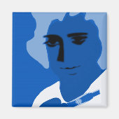 Magnetblau Magnet (Vorne)