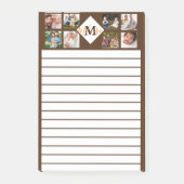 Magnetblock-Foto der personalisierten Familie Post-it Klebezettel (Vorderseite)