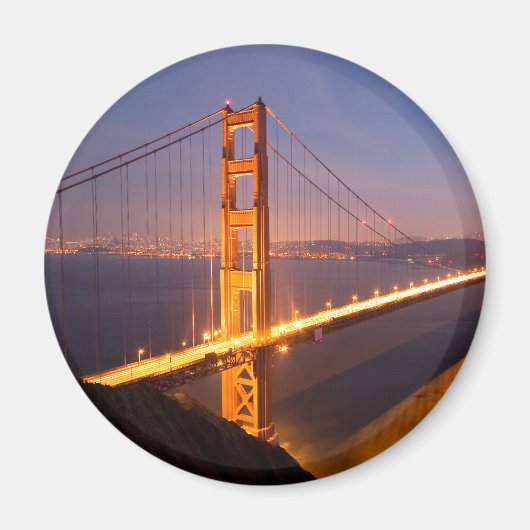 Magnete "Abend an der Golden Gate Bridge" Magnet (Vorne)