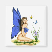 Magnete "Blue Butterfly Fairy"