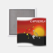 magnete capoeira martial arts ax ginga magnet (Vorderseite/Rückseite)