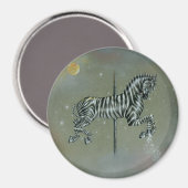 Magnete - Carousel Zebra Magnet (Vorderseite/Rückseite)