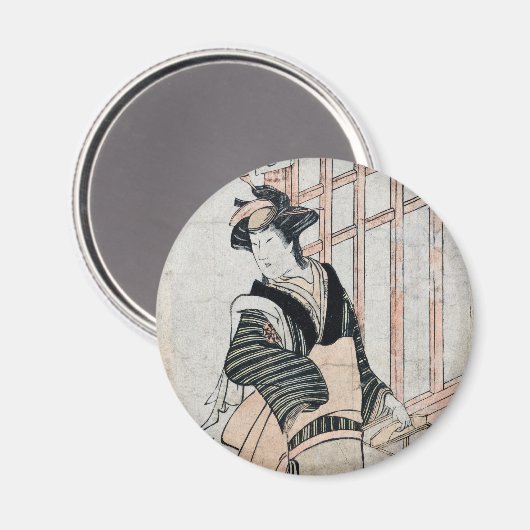 Magnete des japanischen Kabuki Theaters Magnet (Vorderseite/Rückseite)
