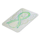 Magnete für Angel-Art des Lime Green Awareness Rib (Linke Seite)