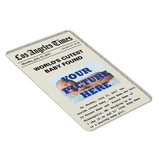 Magnete für benutzerdefinierte Nachrichtenpapiere  (Rechte Seite)