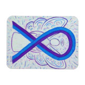 Magnete für blaue und Lila Bekanntheit (Horizontal)