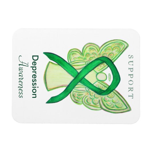 Magnete für depressionsbewusste Ribbon-Engel-Art (Horizontal)